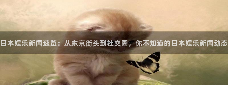 壹号top娱乐：日本娱乐新闻速览：从东京街头到社交圈，你不知道的日本娱乐新闻动态