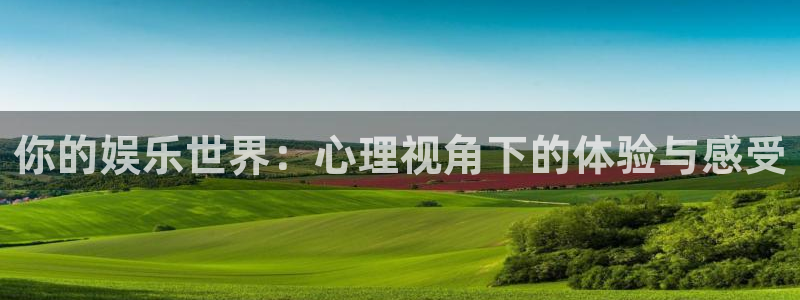 威廉希尔(williamhill)pg电子游戏在线玩：你的娱乐世界：心理视角下的体验与感受